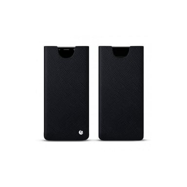 Pochette cuir Samsung Galaxy Note9 -  - Noir - Cuir saffiano