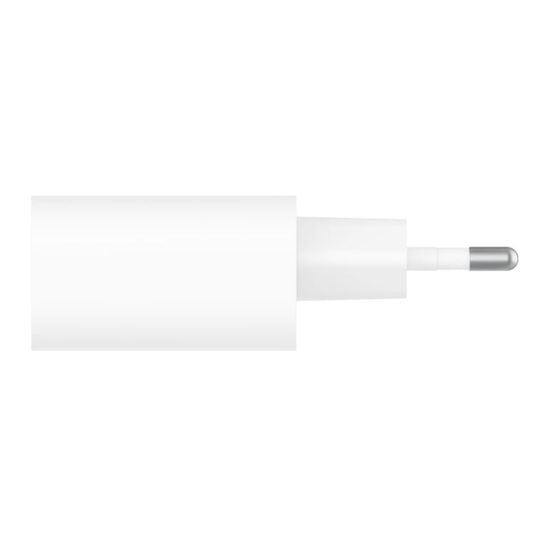 Belkin Chargeur Secteur USB-C 25 W pour iPhone avec câble USB-C vers Lightning Blanc - vue 3