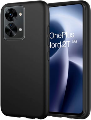 Coque pour OnePlus Nord 2T 5G / One Plus Nord 2T 5G  Souple noire  en Gel TPU Antichoc pochette XEPTIO
