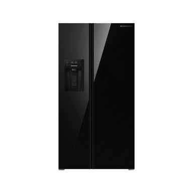 Schneider SCUS556NFGL-BE - Réfrigérateur Multiportes 556L Noir
