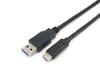 Equip 128344 cable USB USB 3.2 Gen 1 (3.1 Gen 1) 2 m USB A USB C Negro