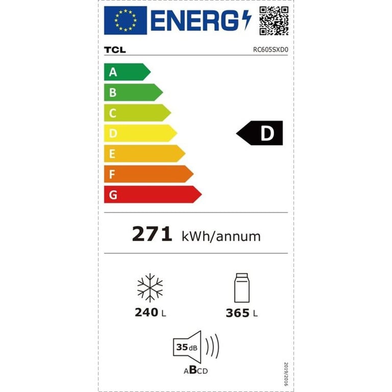 Réfrigérateur américain TCL RC605SXD0 portes Enchâssable 605 inox - vue 4