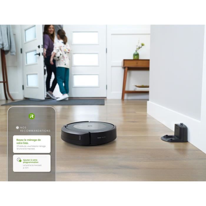 iRobot Roomba i3152 - Robot aspirador - Cubo de 0,4L - Batería de litio-iOn - Sensores Dirt Detect - iRobot Home
