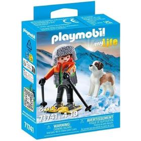 Playmobil PLM GARCON RAQUETTES SAINT BERNARD