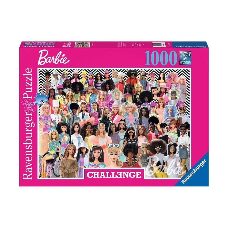 Puzzle 1000 pièces : Challenge puzzle : Barbie Ravensburger France - vue 3