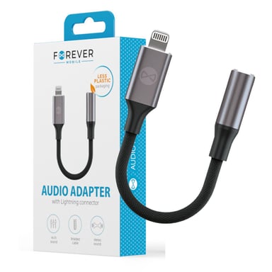 Adaptateur Lightning vers Jack 3.5 Audio - Forever