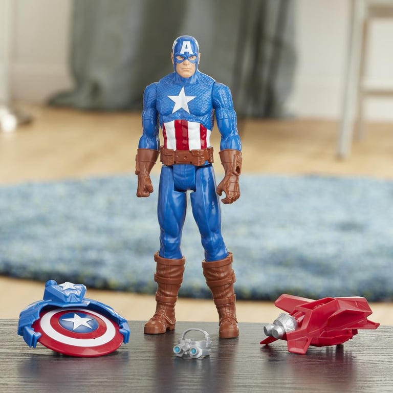Marvel Avengers Titan Hero Series Blast Gear - Captain America - Neuf
