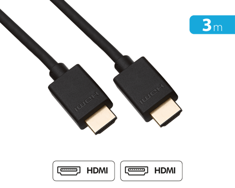 Cavo HDMI ad alta velocità a 19 pin 4K Full HD con tripla schermatura 3m