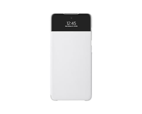 Samsung EF-EA725PWEGEE coque de protection pour téléphones portables 17 cm (6.7'') Étui avec portefeuille Blanc