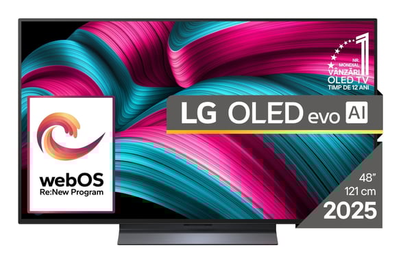LG OLED evo AI OLED48C51LA TV 121,9 cm (48'') 4K Ultra HD Smart TV Wifi Noir