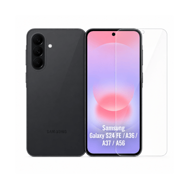 Película de vidrio templado esencial de alta resistencia 9H para Galaxy S24 FE 5G - Jaym®