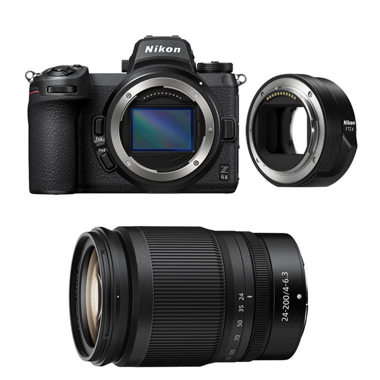 Kit Photo Nikon Z6 II + Z 24-200mm f/4-6.3 + Adaptateur FTZ II – 24.5 MP - vue 3