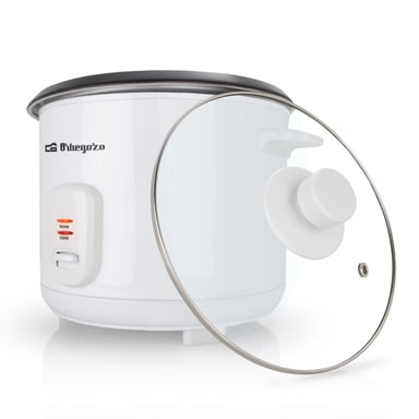 Cuiseur à riz Orbegozo CO 3031 - Cuisez le riz sans coller - Capacité 1,8 L - Cuiseur vapeur inclu