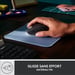Tappetino per mouse Logitech serie Studio blu, grigio