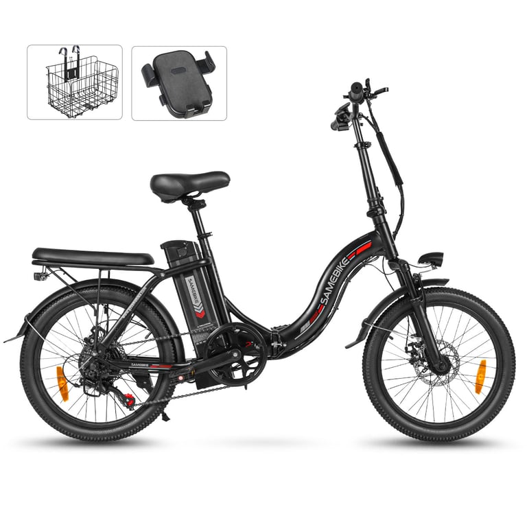 Vélo électrique SAMEBIKE CY20 FT moteur batterie 36V13AH autonomie 35KM autonomie freins à disque mécaniques Neuf - vue 2