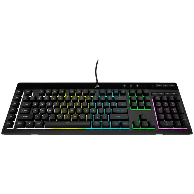 Clavier Corsair K55 RGB Pro – Filaire, Résistant à la Poussière, 6 Touches Macro, Rétroéclairage RGB - vue 5