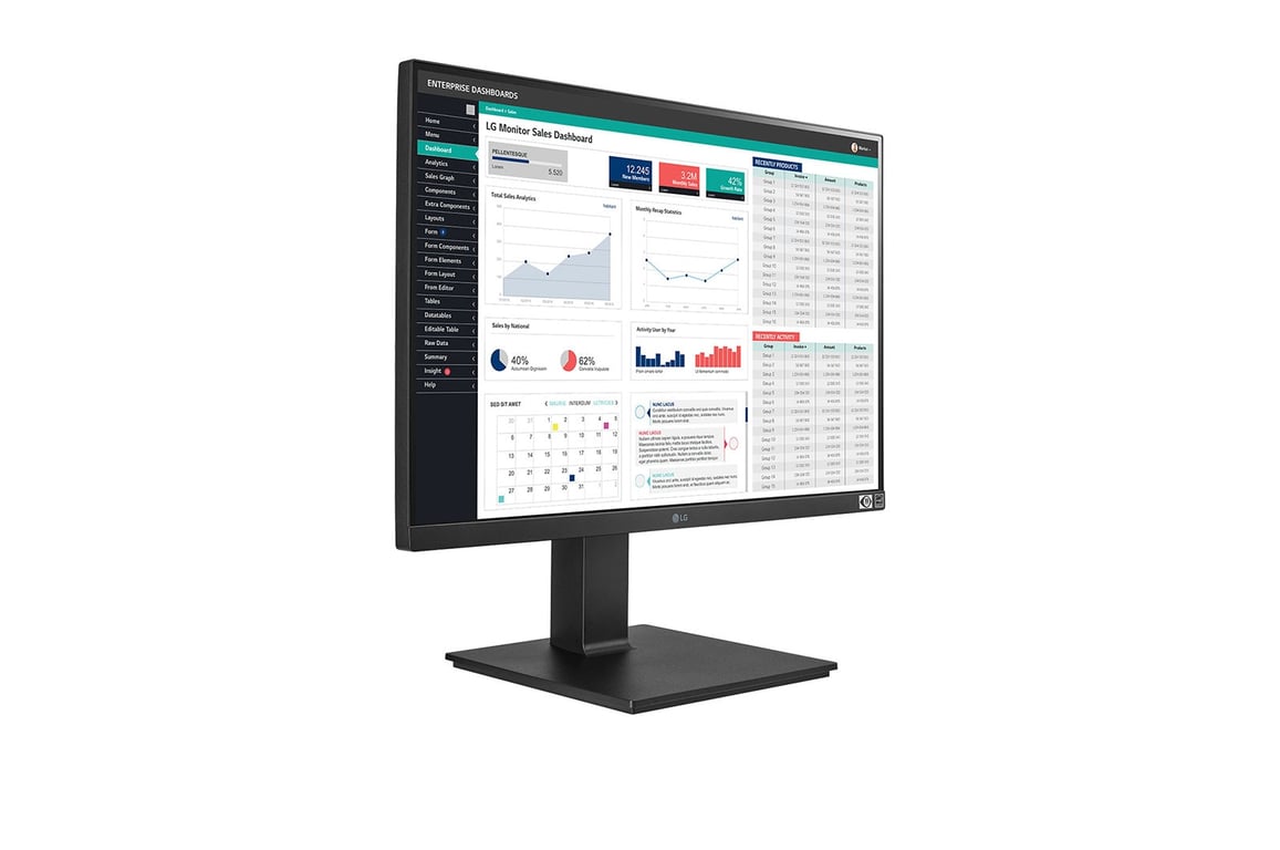 LG 24BQ55WY B écran plat de PC 61 cm 24 1920 x 1080 pixels Full HD Neuf - vue 3