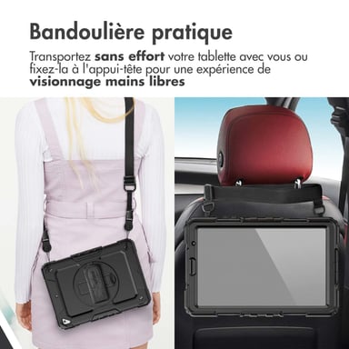 Accezz Coque arrière Defender XT pour Apple iPad Mini 7 (2024) / iPad Mini 6 (2021) - Noir