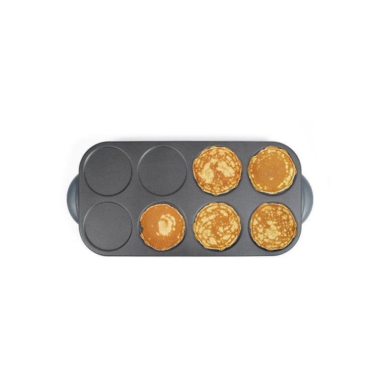 Crêpière INOX pour 8 Mini crêpes + Pancakes anti adhésif 8 crêpes Maxi crêpes party - vue 6