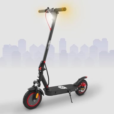 Scooter eléctrico plegable - 100 MAX - 350W - 10 ruedas - Adulto - Negro
