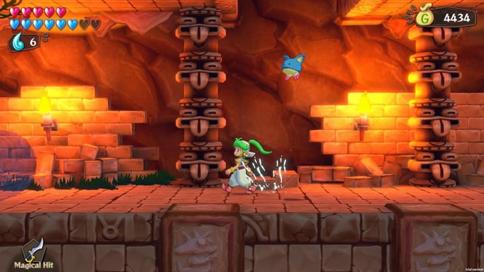Wonder Boy Asha en Monster World SWITCH