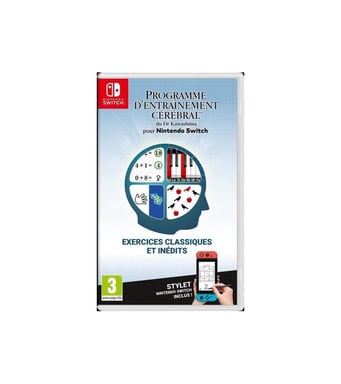 Programme d'entrainement cérébral du Dr Kawashima pour Nintendo Switch - Stylet inclus