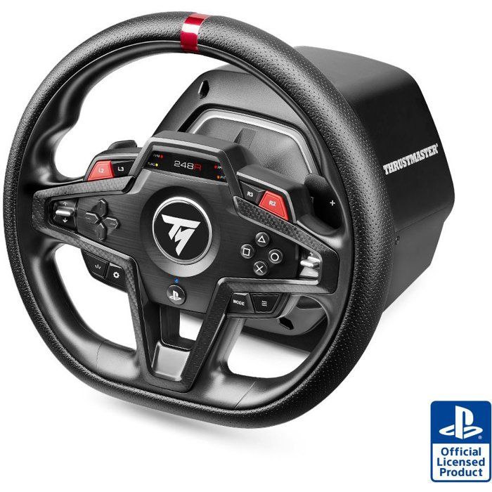 THRUSTMASTER T248R shifter pack  - Volant T248R +  Levier de vitesse TH8S  + péd - Neuf