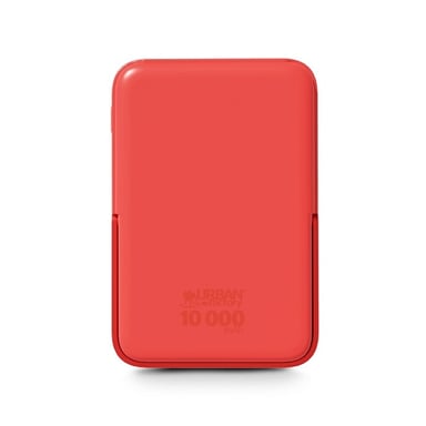 URBAN FACTORY MAGNEE Power Inalámbrico Magnético Universal Powerbank 10.000mAh Naranja Neón