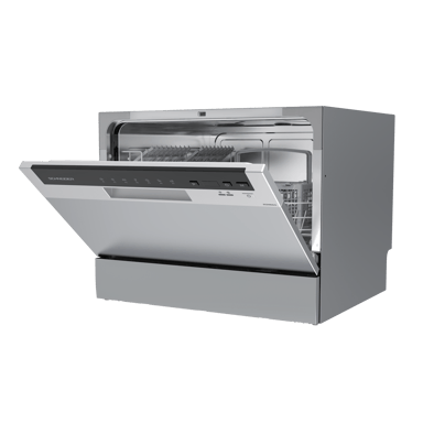 Schneider SCDW649-S - Lave-vaisselle mini 6 couverts Silver