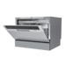 Schneider SCDW649-S - Lave-vaisselle mini 6 couverts Silver