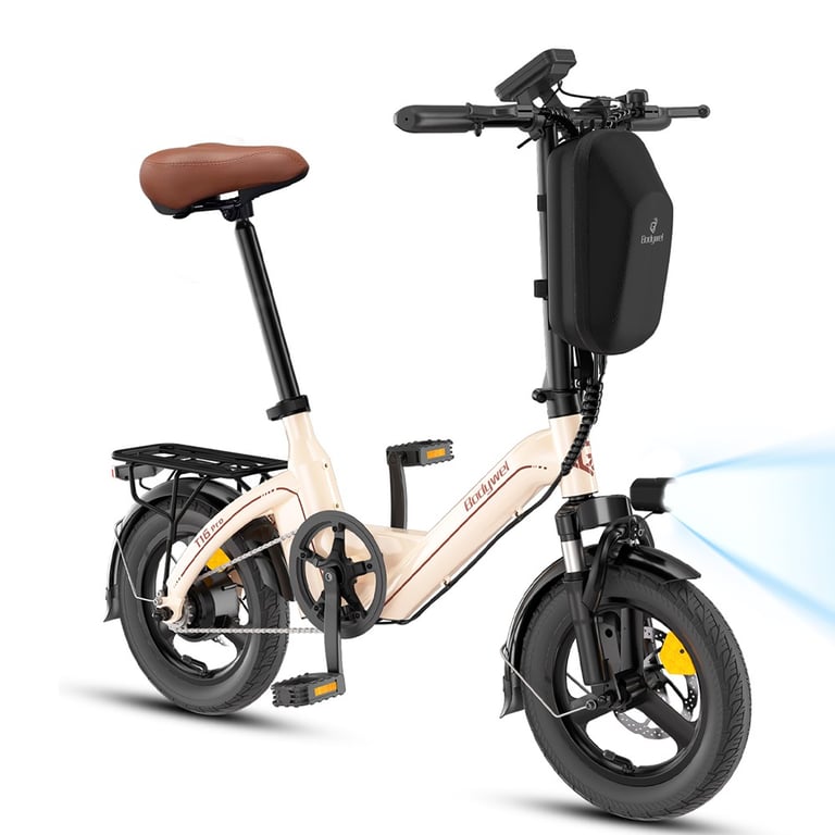 Vélo Électrique Pliable Bodywel T16 Pro – Moteur 250W, Batterie 36V 7,8Ah
