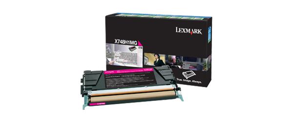 Lexmark À rendement élevé jaune originale cartouche de toner LCCP LRP pour X748de 748dte - vue 4