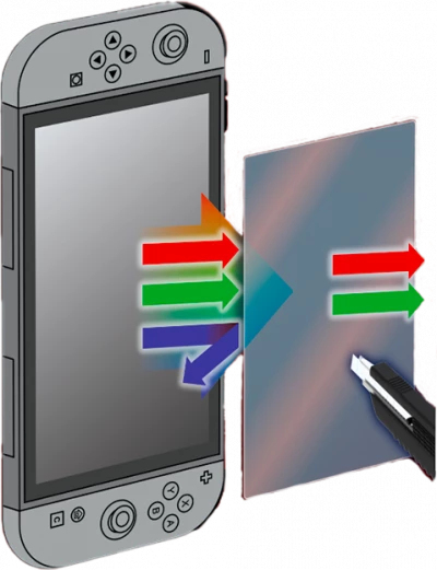 Konix Protection d'écran anti lumière 9H pour Switch 2 - vue 2