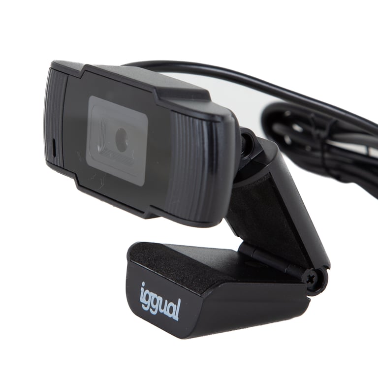 Webcam iggual IGG318980 – HD 1280 x 720, 30 fps, Microphone, USB - vue 3
