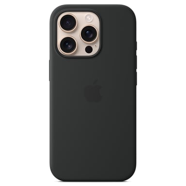 Custodia Apple in silicone con MagSafe per iPhone 16 Pro - Nero Apple iPhone 16 Pro