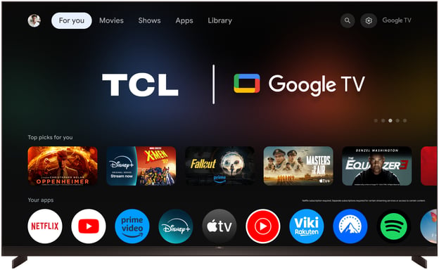 85X11L - Televisor LED TCL de 215 cm, negro