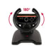 Volant Konix Racing Wheel pour Joy-Con Compatible Nintendo Switch 1 & 2 Compact Pliable Noir