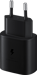 Caricabatterie domestico Samsung Power Delivery 25W + cavo USB C/USB C nero