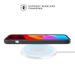 Coque antichoc en gel de silicone doux pour Apple iPhone 15 Plus, Noir satin
