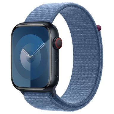 Sport Loop Band pour Apple Watch Series 1 á 10 / SE / Ultra (2) (44/45/46/49 mm) - Winter Blue