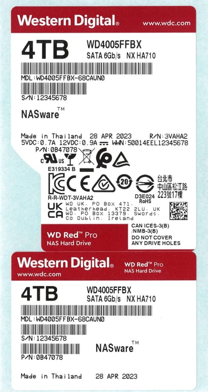 Western Digital WD Pro 4 To - vue 3