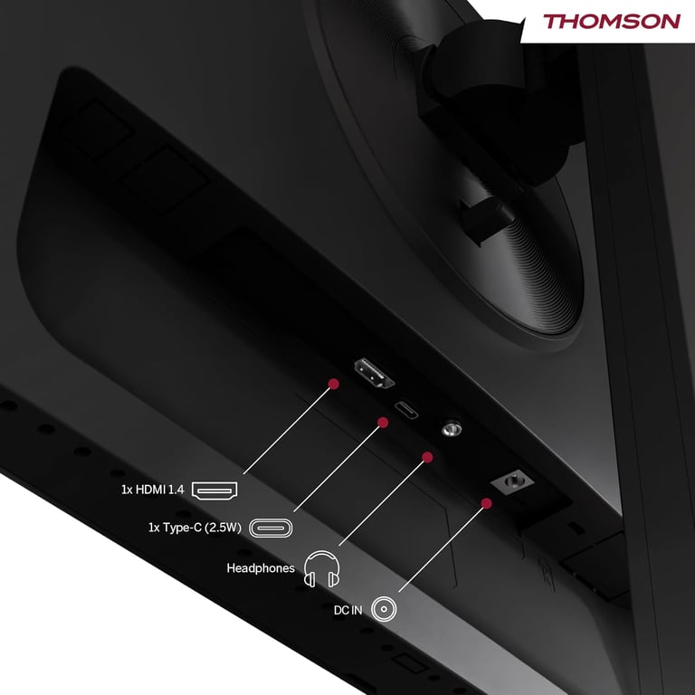 THOMSON 27 FHD Moniteur120HzIPSHDR10HDMI x1USB x1PivotantOrientableInclinableAdaptive SyncÉcran antirefletM27FB5C15 - vue 4