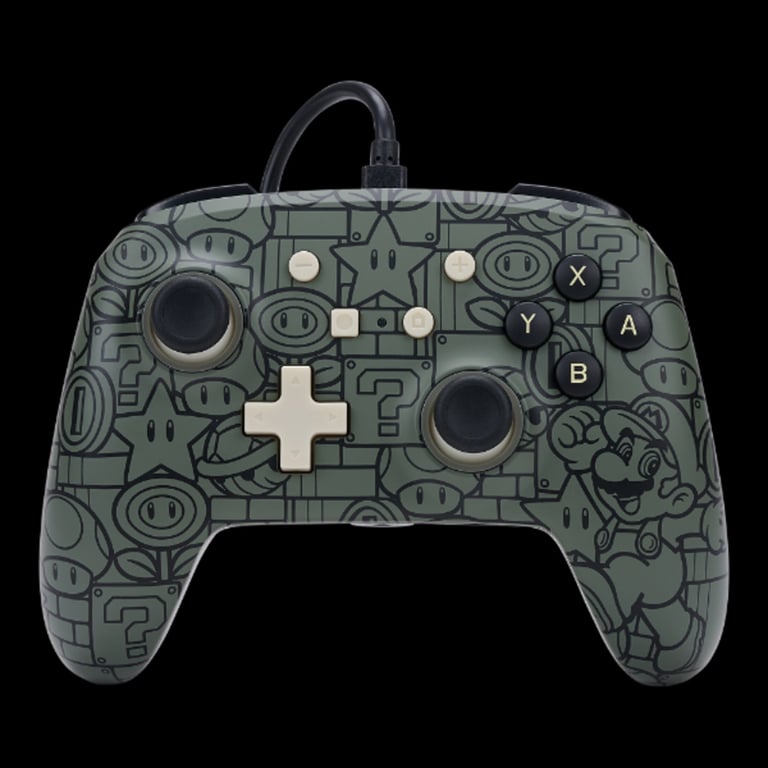 PowerA 1522659-01 accessorio per videogiochi Nero, Grigio USB Controller analogico per Nintendo Switch - nuovo