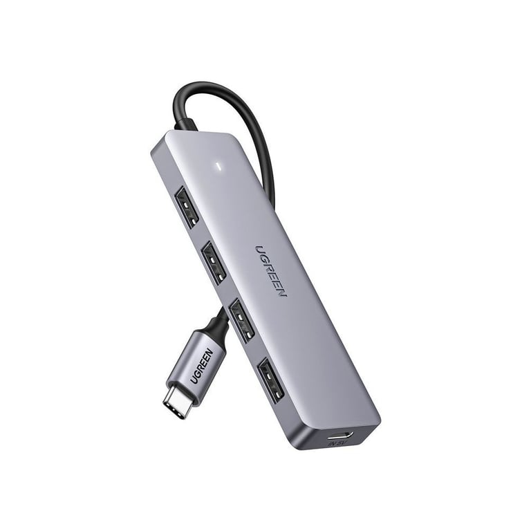 Hub 9 in 1 HDMI A+VGA+RJ45+SDTF+USBC - vue 2