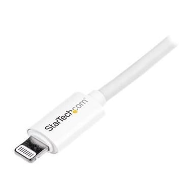 StarTech.com Cable Apple Lightning a USB para iPhone, iPod, iPad - 2 m Blanco (USBLT2MW)
