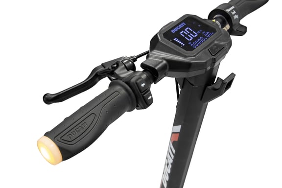 Ducati Pro - II Plus avec clignotant, 25 km/h 7,8 Ah, Noir