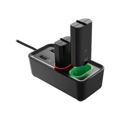 Duo batterie e caricatore LED - Xbox One - Xbox Series