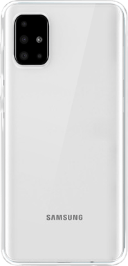 Samsung G A71 Silisoft Custodia morbida trasparente Bigben