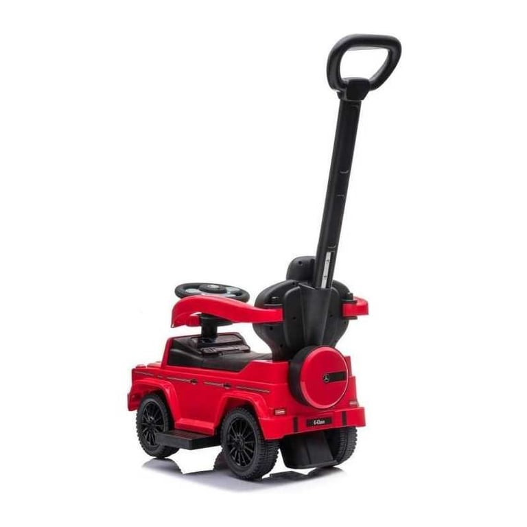 Buddy Toys Porteur enfant 3-en-1 - BPC 5281 - Mercedes G350d - 2 à 5 ans - Charge max 25 kg - Poignée parentale télescopique Rouge pour garçon - vue 4