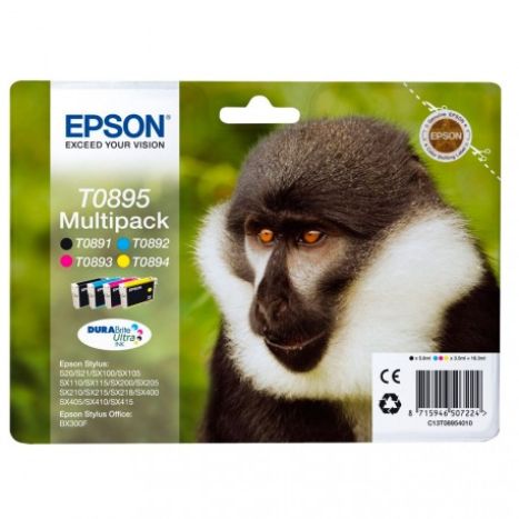 Epson Cartouche d'encre multipack T0895 4 couleurs# - vue 4